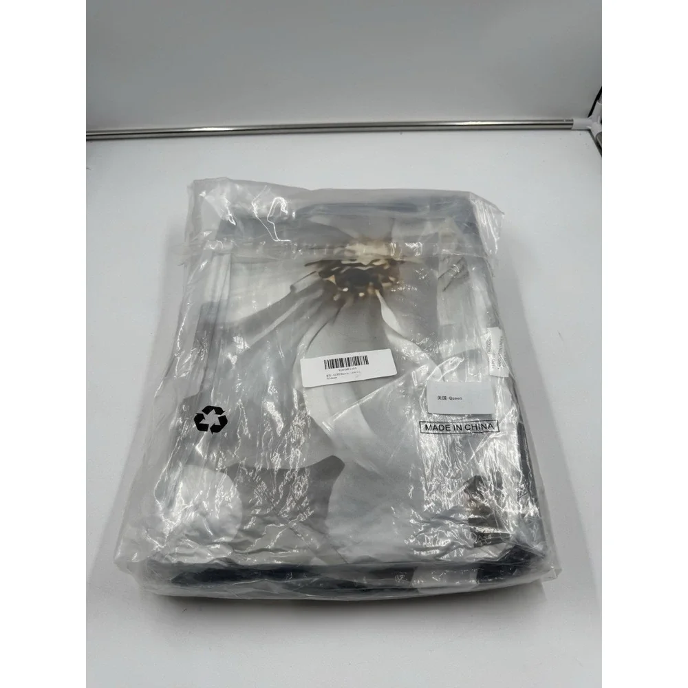 Black And White Butterfly Comforter Set Queen Size Gold Flower Butterfly Bedding